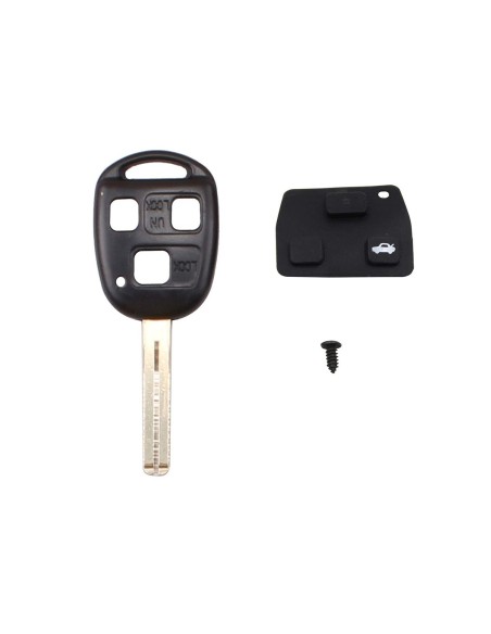 Guscio Chiave Telecomando 3 Tasti Vuoti Con Lama TOY48 Batteria Su Circuito Senza Transponder Per Lexus GS300 GS400 GS430 GX470 