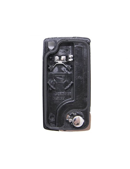Guscio Chiave Telecomando 2 Tasti Con Lama HU83 Batteria In Custodia Senza Transponder Per Peugeot Citroen Berlingo Fiat Scudo