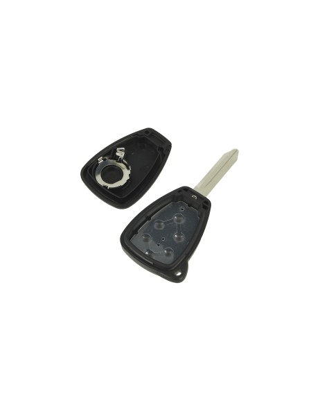 Guscio Chiave Telecomando 3 Tasti con Lama CY22 Batteria In Custodia Senza Transponder Per Jeep Dodge Chrysler