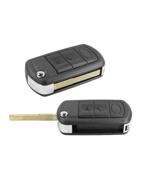 Guscio Chiave Telecomando 2 Tasti con Lama HU100 Batteria Su Circuito Senza Transponder Per Land Rover Discovery TDV6 Range Rove