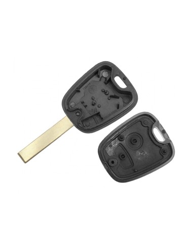 Guscio Chiave Telecomando 2 Tasti Con Lama HU83 Batteria Su Circuito Senza Transponder Per Peugeot Citroen C1 C2 C3 C4 C5 XSARA 
