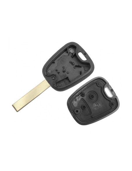 Guscio Chiave Telecomando 2 Tasti Con Lama HU83 Batteria Su Circuito Senza Transponder Per Peugeot Citroen C1 C2 C3 C4 C5 XSARA 