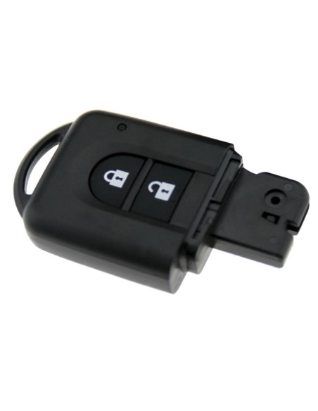 Guscio Chiave Telecomando 2 Tasti con Lama NSN14 Batteria In Custodia Senza Transponder Per Nissan Juke Duke Navara Micra X-Trai