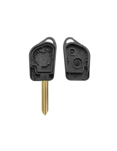 Guscio Chiave Telecomando 2 Tasti Con Lama SX9 Batteria Su Circuito Senza Transponder Per Peugeot Citroen C1 C2 C3 C4 C5 ZX Xant