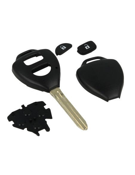 Guscio Chiave Telecomando 2 Tasti con Lama TOY43 Batteria Su Circuito Senza Transponder Per TOYOTA LEXUS