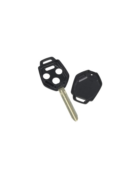 Guscio Chiave Telecomando 3 Tasti Vuoti con Lama NSN19 Batteria Su Circuito Senza Transponder Per Subaru Forester Impreza Legacy