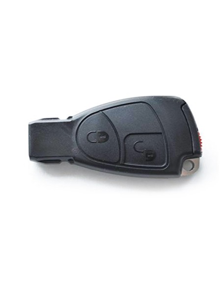 Guscio Chiave Telecomando 2 Tasti con Lama HU64 Batteria In Custodia Senza Transponder Per Mercedes Benz Classe A B C E CLK SLK 