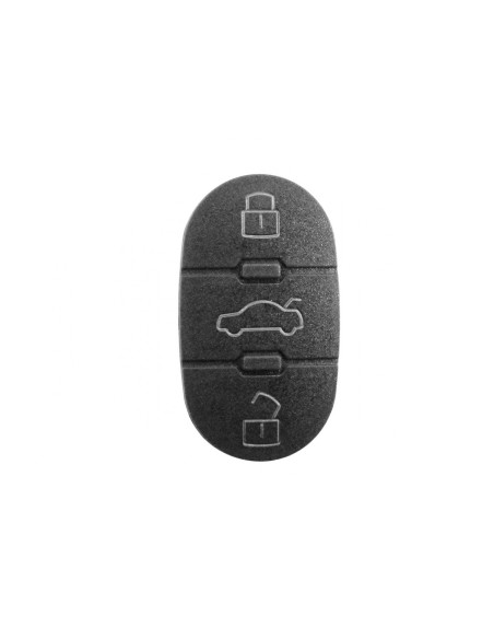 Gommino 3 Tasti per Chiave Auto Telecomando Per Audi A1 A3 A4 A5 A6 A8 Q5 Q7