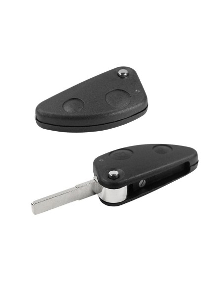 Guscio Chiave Telecomando 2 Tasti Con Lama SIP22 Batteria In Custodia Senza Transponder Per Alfa Romeo 147 156 166 GT