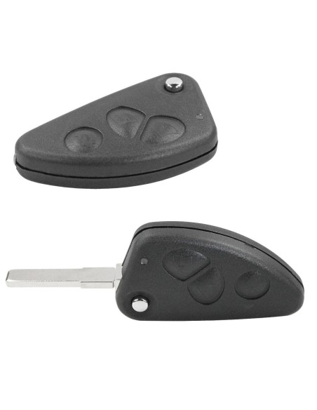 Guscio Chiave Telecomando 3 Tasti Con Lama SIP22 Batteria In Custodia Senza Transponder Per Alfa Romeo 147 156 166 GT