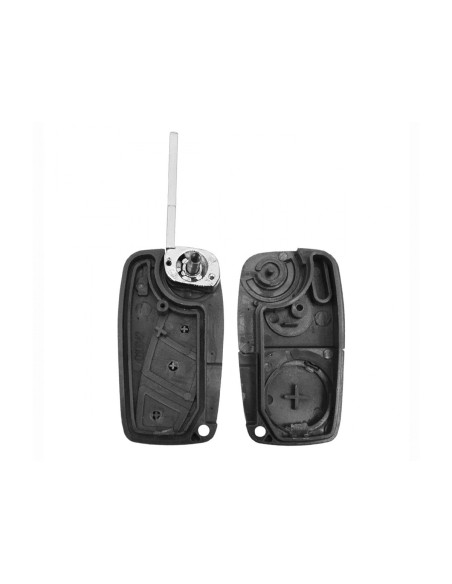 Guscio Chiave Telecomando 3 Tasti Con Lama SIP22 Batteria In Custodia Senza Transponder Per Fiat Punto Panda Grande Punto Ducato