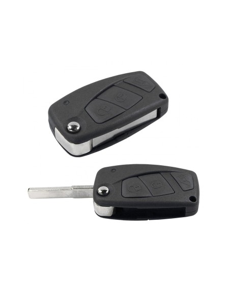 Guscio Chiave Telecomando 3 Tasti Con Lama SIP22 Batteria Su Circuito Senza Transponder Per Fiat Punto Panda Grande Punto Ducato