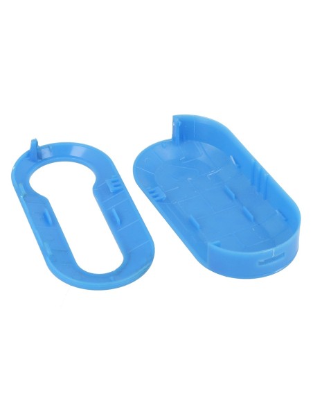 Guscio Cover In Plastica Colore Azzurra Per Chiavi Telecomando Senza Lama Fiat Grande Punto Evo Panda Bravo Stilo 500L Lancia Y 