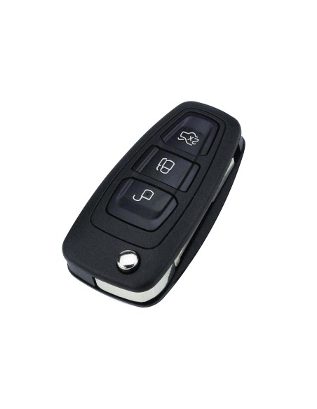 Guscio Chiave Telecomando con 3 Tasti Lama HU101 Senza Transponder Per Ford Focus Fiesta Kuga Ka Mondeo Fusion S-Max C-Max