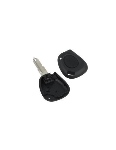 Guscio Chiave Telecomando 1 Tasto con Luce Lama NE72 Batteria Su Circuito Senza Transponder Per Renault Clio Megane Laguna Espac