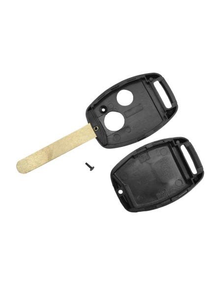 Guscio Chiave Telecomando 2 Tasti con Lama HON66 Batteria In Custodia Senza Transponder Per Honda Civic CR-V Element Accord Jazz