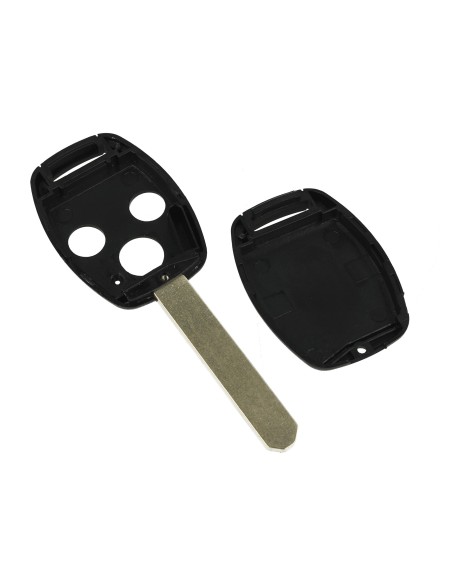 Guscio Chiave Telecomando 3 Tasti con Lama HON66 Batteria Su Circuito Senza Transponder Per Honda Civic CR-V Element Accord Jazz