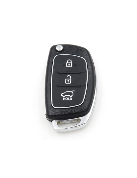Guscio Chiave Telecomando 3 Tasti con Lama TOY48 Batteria Su Circuito Senza Transponder Per Hyundai i20 i30 ix20 ix35 ix45 tucso