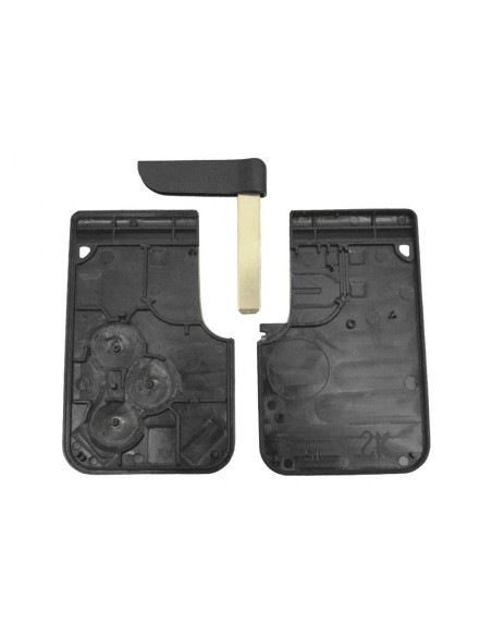 Guscio Chiave Telecomando Piatto 3 Tasti con Lama G Batteria Su Circuito Senza Transponder Per Renault Megane Scenic Clio Laguna