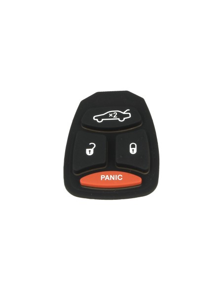 Gommino 4 Tasti Ricambio per Telecomando Guscio Chiave Per Auto Jeep Dodge Chrysler