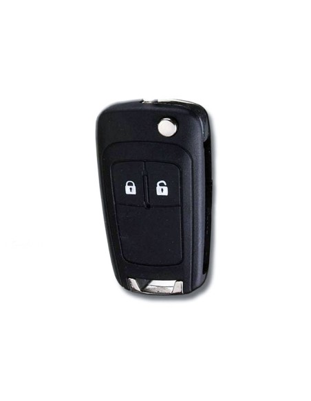 Guscio Chiave Telecomando 2 Tasti  con Lama HU100 Batteria In Custodia Senza Transponder Per Chevrolet Cruze Spak Aveo Captiva M