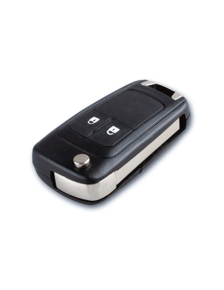 Guscio Chiave Telecomando 2 Tasti  con Lama HU100 Batteria In Custodia Senza Transponder Per Chevrolet Cruze Spak Aveo Captiva M