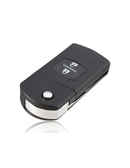 Guscio Chiave Telecomando 2 Tasti con Lama Batteria In Custodia Senza Transponder Per Mazda 2 3 5 6 BT50 CX-5 CX-7 CX-9 RX8