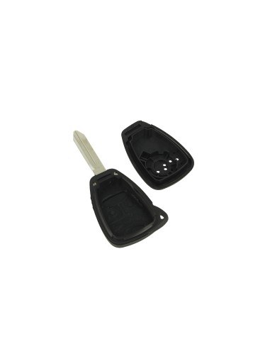 Guscio Chiave Telecomando 2 Tasti Con Lama CY22 Batteria Su Circuito Senza Transponder Per Jeep Dodge Chrysler