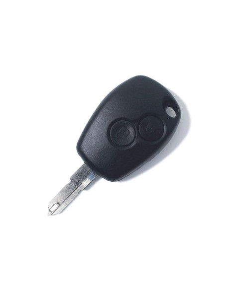 Guscio Chiave Telecomando 2 Tasti Con Lama NE72 Batteria In Custodia Senza Transponder Per Twingo Clio Modus Megane Laguna Kango