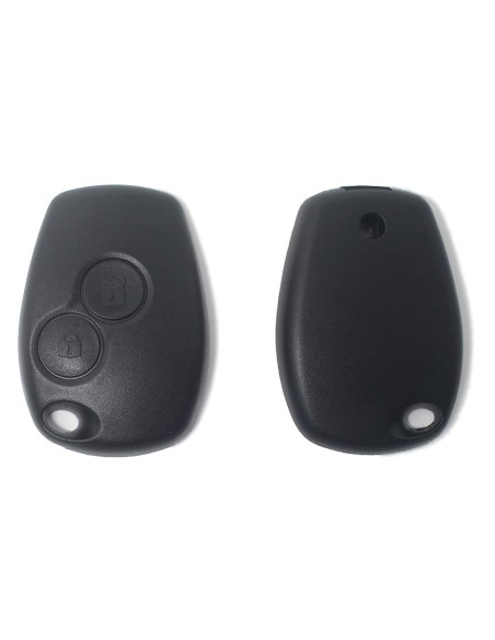 Guscio Chiave Telecomando 2 Tasti Con Lama NE72 Batteria In Custodia Senza Transponder Per Twingo Clio Modus Megane Laguna Kango
