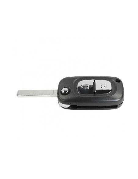 Guscio Chiave Telecomando 2 Tasti con Lama VA2 Batteria Su Circuito Senza Transponder Per Renault Clio Twingo Megane