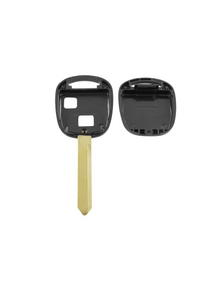 Guscio Chiave Telecomando 2 Tasti Vuoti con Lama TOY47 Batteria Su Circuito Senza Transponder Per Toyota Yaris Rav4 MR2 Corolla 