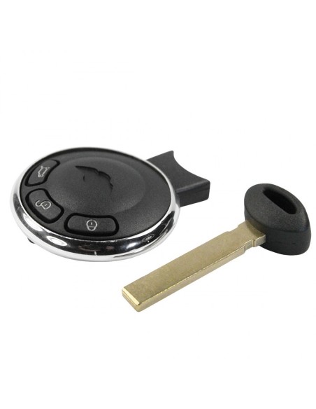 Guscio Chiave Telecomando 3 Tasti  con Lama HU92 Batteria Su Circuito Senza Transponder Per BMW Mini One Mini Cooper