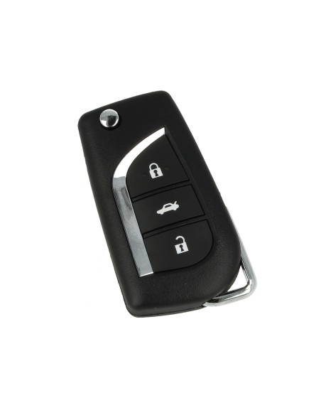 Guscio Chiave Telecomando 3 Tasti Con Lama TOY43 Batteria Su Circuito Senza Transponder Per Lexus Toyota Auris Corolla Avensis V