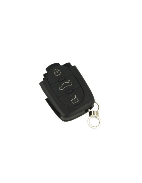 Guscio Chiave Telecomando 3 Tasti senza Lama Batteria Piccola In Custodia Senza Transponder Per Audi