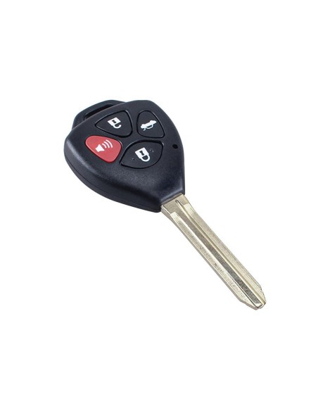 Guscio Chiave Telecomando 4 Tasti con Lama TOY43 Batteria Su Circuito Senza Transponder Per Lexus Toyota RAV4 Camry Corolla Aval