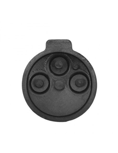 Gommino 3 Tasti per Chiave Auto Telecomando Per Smart Fortwo Forfour Roadster Coupe 350 450 Coupe
