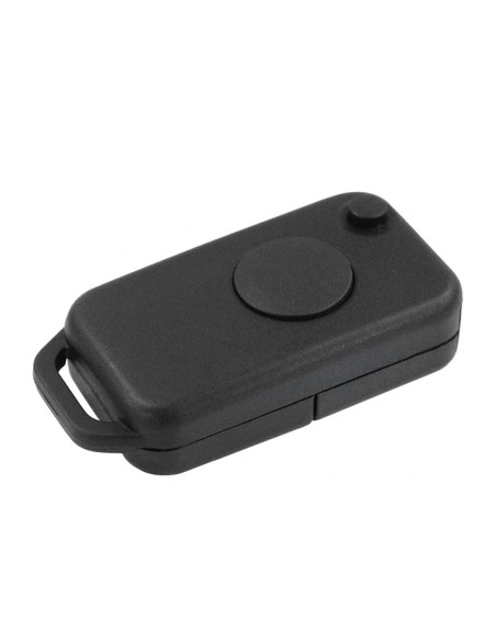 Guscio Chiave Telecomando 1 Tasto con Lama HU64 Batteria In Custodia Senza Transponder Per Mercedes Benz Classe A  B C E S
