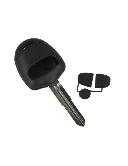 Guscio Chiave Telecomando 2 Tasti Con Lama MIT8 Batteria Su Circuito Senza Transponder Per Mitsubishi L200 Shogun Pajero Montero