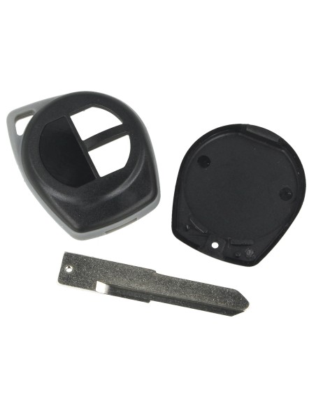 Guscio Chiave Telecomando 2 Tasti Vuoti Con Lama HUR87 Batteria Su Circuito Senza Transponder Per Suzuki Swift Jimny Gran Vitara