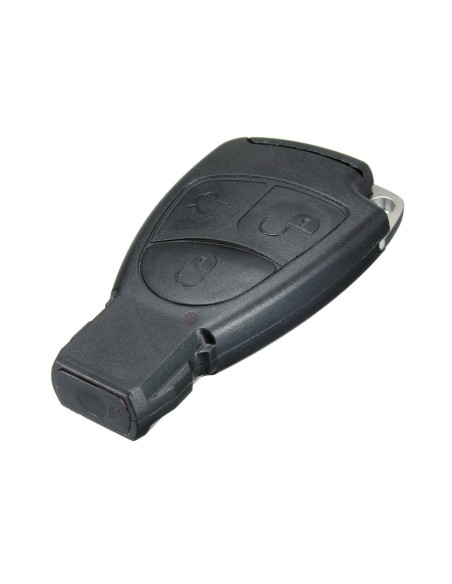 Guscio Chiave Telecomando 3 Tasti con Lama HU64 Batteria In Custodia Senza Transponder Per Mercedes Benz Classe A B C E CLK SLK