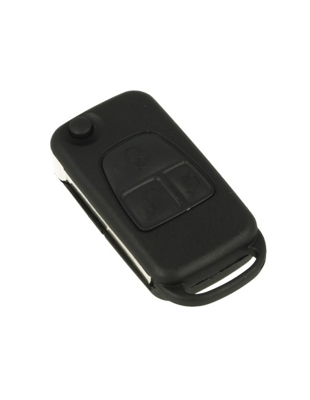 Guscio Chiave Telecomando 3 Tasti con Lama HU64 Batteria In Custodia Senza Transponder Per Mercedes Benz Ml C Cl S Classe