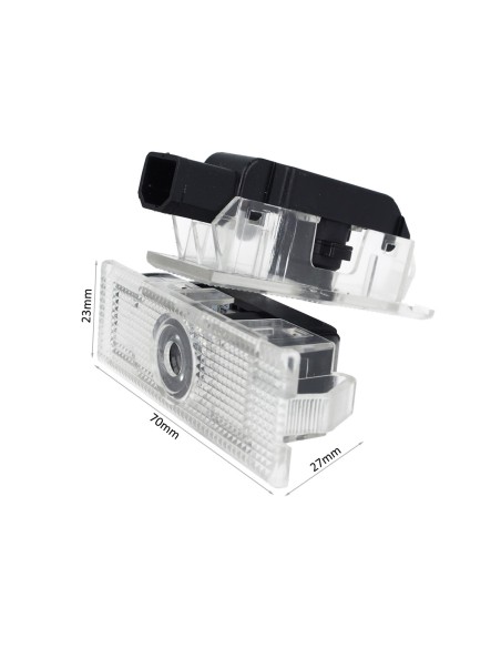 Kit Luci Led Logo Proiettori Auto Portiere Per Fiat 500X 500L Punto EVO Bravo MK2 II Grande Punto Croma Tipo