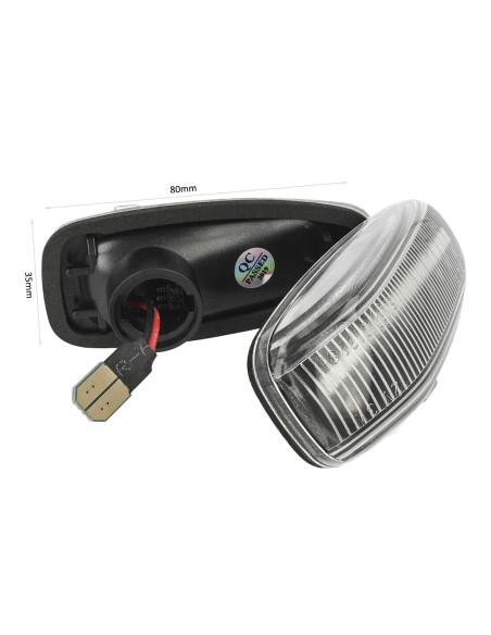 Kit Freccia Laterale a Led Side Marker Dinamica Lente Trasparente Mercedes Benz W210 W202 W208 R170 W638 OEM 2108200921