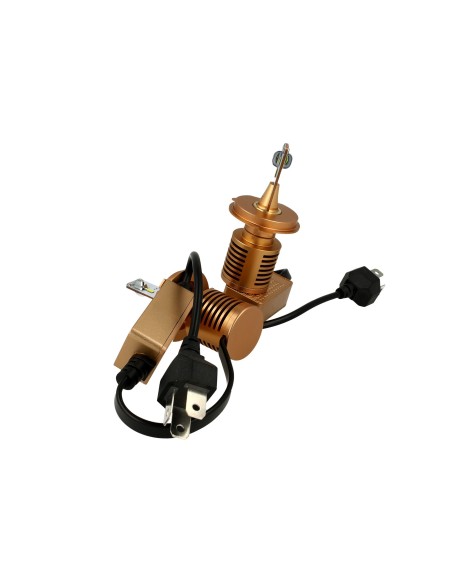Kit Full Led Canbus Golden Pro H4 25W 12V 4000 lm Super Slim Facile Da Installare Raffredamento Ventola