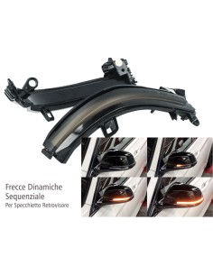 Kit Freccia Specchietto Retrovisore Led BMW F20 F21 F22 F30 F31 F34 F35 F32 F33 F36 X1 E84 Lente Fume Arancione Dinamico Sequenz