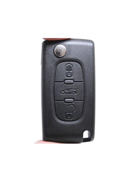 Chiave Telecomando Completa per Peugeot 308 SW ( HASTA 2009 ) 207 SW ( HASTA 2009 )  308 SW ( 2008 - 2010 ) Transponder 46 PCF79