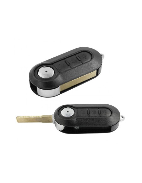 Chiave Telecomando Completa per Fiat 500 2007 Doblo 2010 Fiorino 2007 Grande Punto 2006 Punto Evo Citroen Nemo Opel Combo Ford K