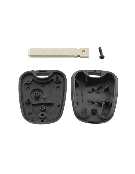 Chiave Telecomando Completa per Peugeot 307 ( 2001-2009) Transponder 46 PCF7961/434MHz  Ask 2 Tasti VA2