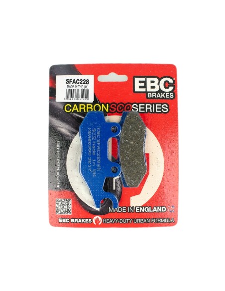 EBC Brakes Pastiglie Moto SFAC228 07076 163CT Kymco Agility Burgman SYM RS Keeway Outlook Peugeot Geopolis